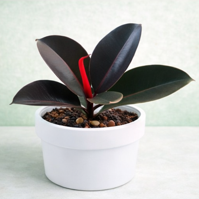 Rubber Plant (Ficus Elastica)